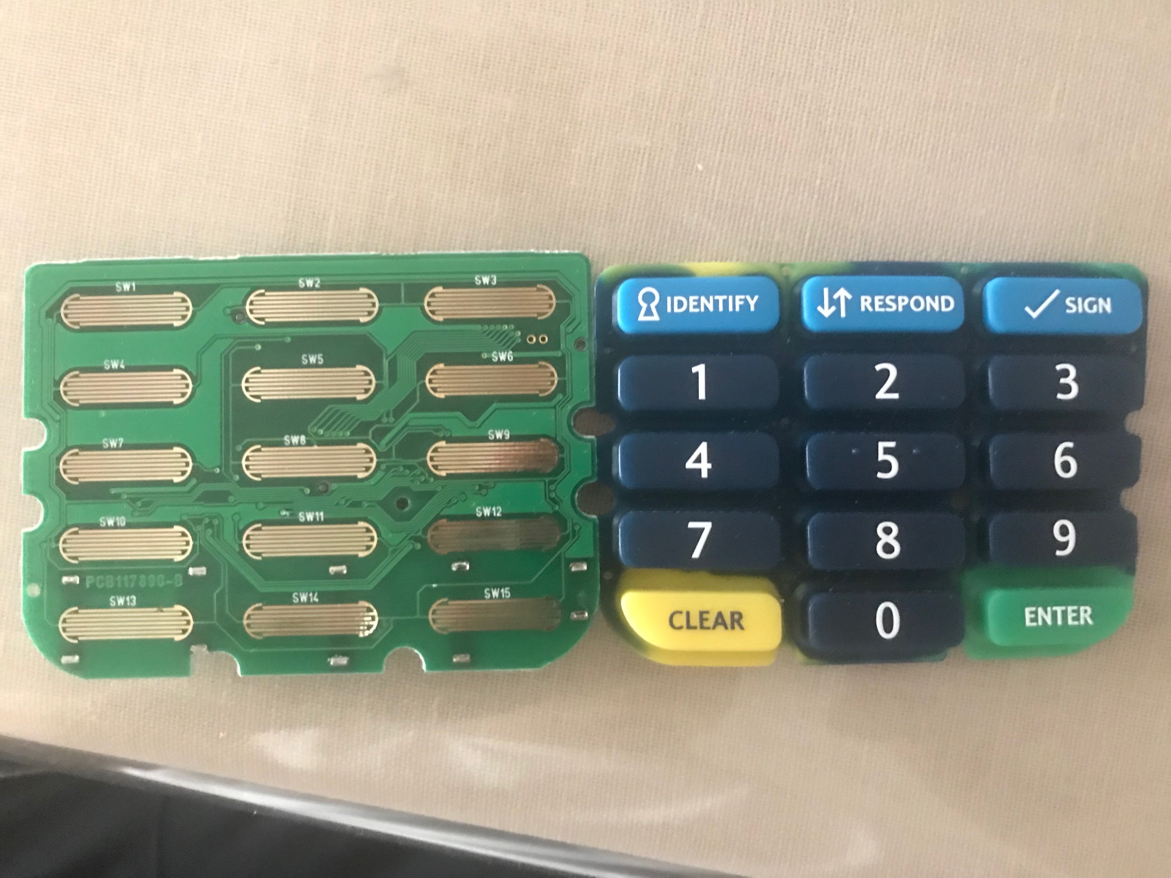Press Button: Front Side